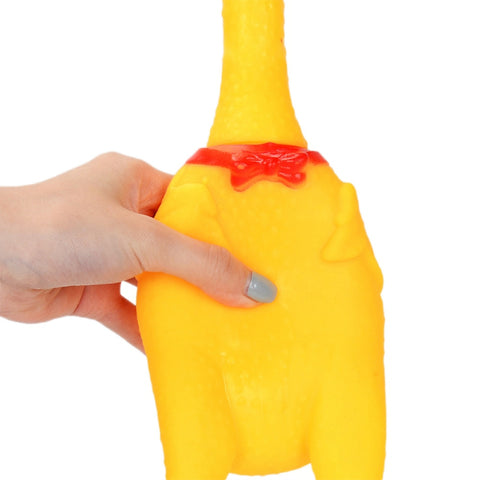 Chicken Rubber Squeak Toys