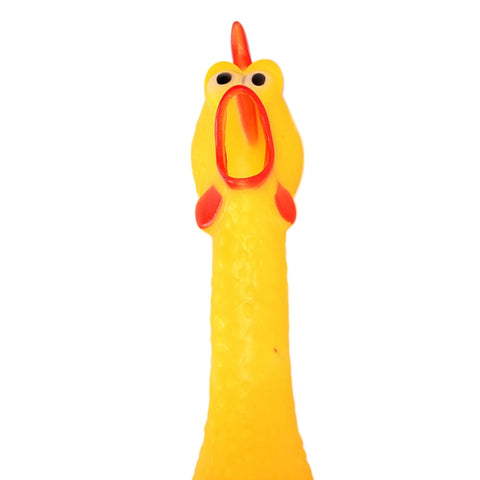 Chicken Rubber Squeak Toys