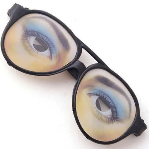 Fake Eye Eyeglasses