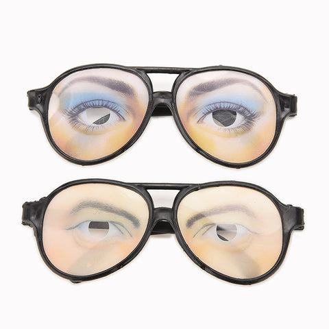 Fake Eye Eyeglasses