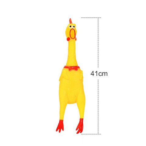 Chicken Rubber Squeak Toys