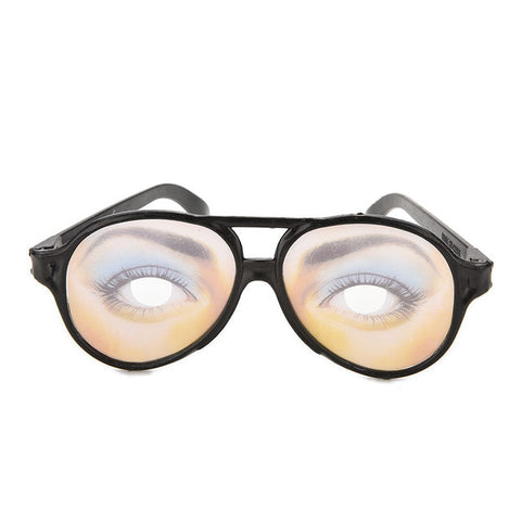 Fake Eye Eyeglasses